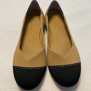 Rothy's The Square Camel Captoe Size 10